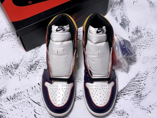 Bmlin shoes Off-Louis OW Air AJ1 x AQ0818-158 1 Jordan 0818